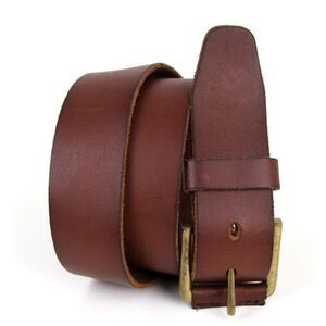 Timberland SADDLE BROWN GENUINE LEATHER 1.5"Wd CASUAL DRESS MEN'S BELT 36 (T88